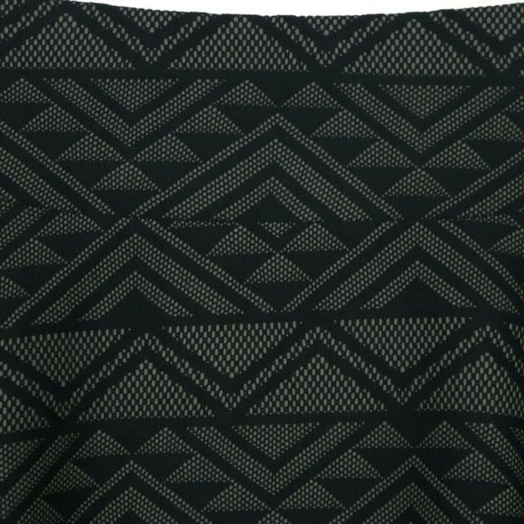 INC International Concepts Full A-Line Skater Skirt Black L Large - Picture 5 of 11